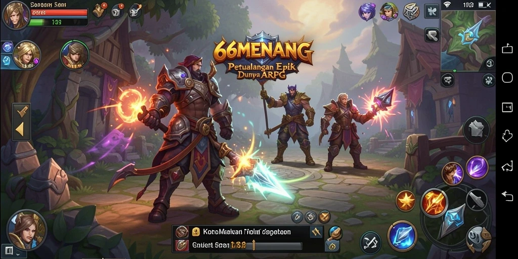 Tampilan menakjubkan dari gameplay petualangan ARPG yang seru.