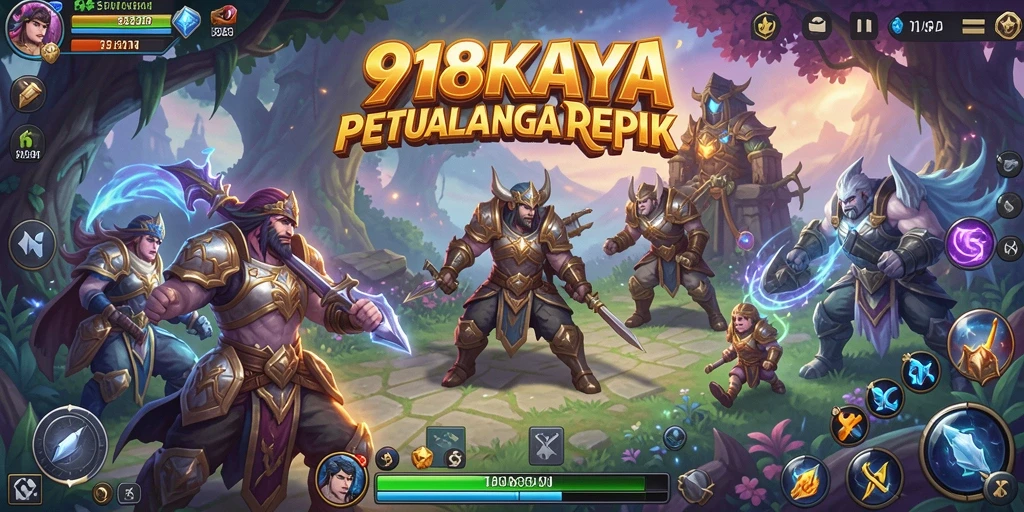 Tampilan gameplay RPG yang menakjubkan di 918KAYA.