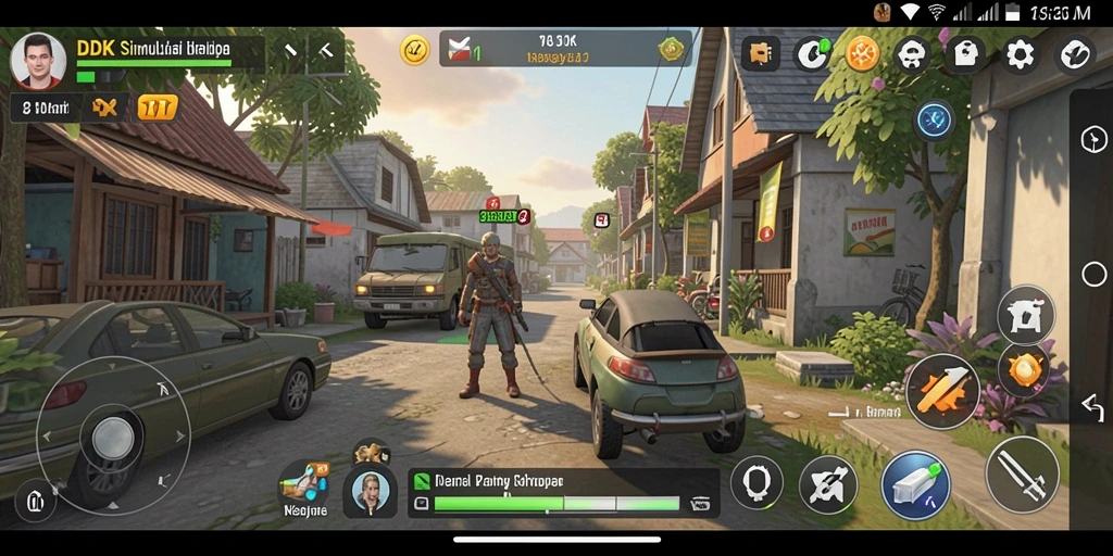 Gameplay menarik DKK dalam simulasi kehidupan keseharian.