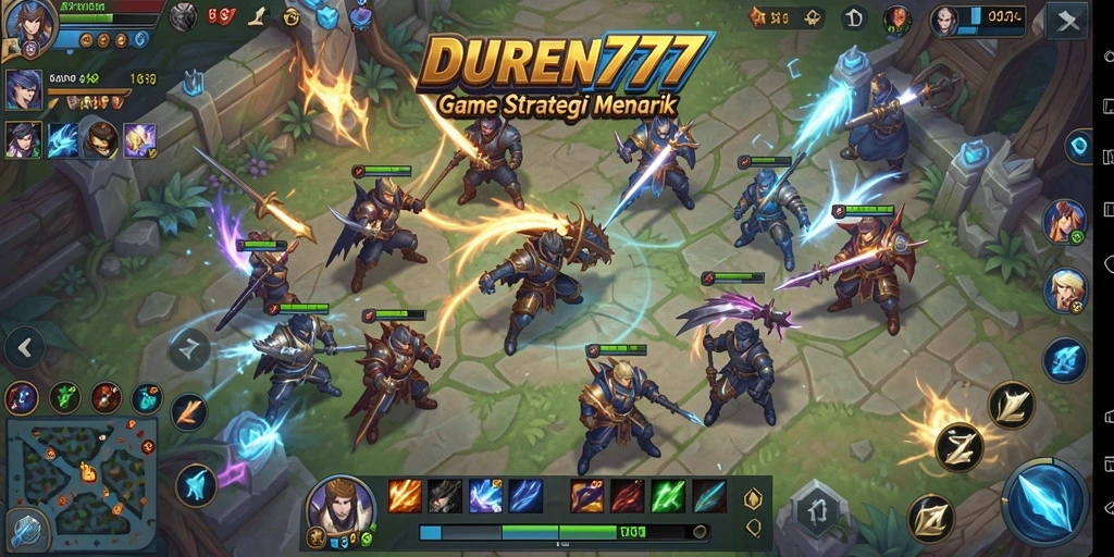 Tampilan gameplay DUREN777 yang intens dan menegangkan.