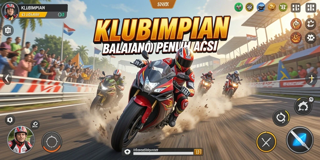 Tampilan gameplay KLUBIMPIAN yang seru dan mendebarkan.