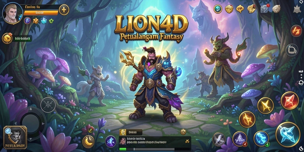 Tampilan gameplay menarik dari LION4D yang penuh petualangan.