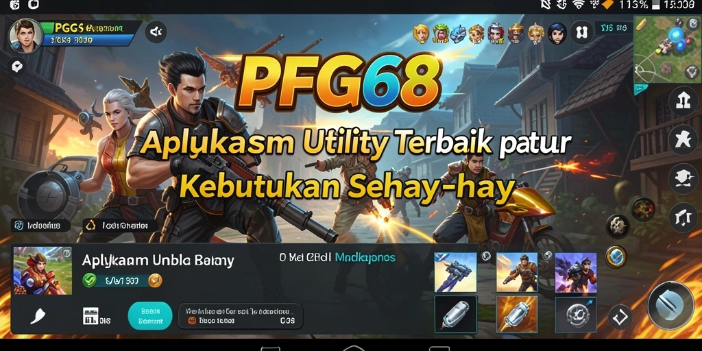 Tampilan antarmuka PGG68 yang intuitif dan mudah digunakan.