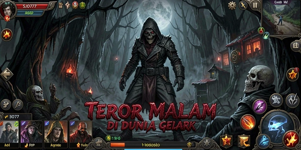 Gameplay menegangkan dalam suasana horor yang mencekam.