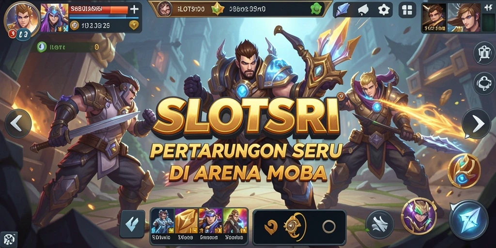 Tampilan pertarungan epik di arena SLOTSRI.