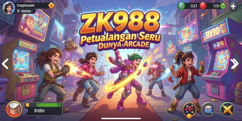 Tampilan gameplay seru dan penuh tantangan dalam ZK988.